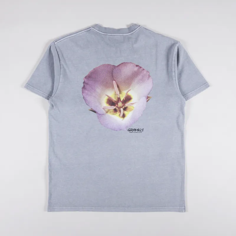 Gramicci Flower T Shirt Smoky Slate Pigment