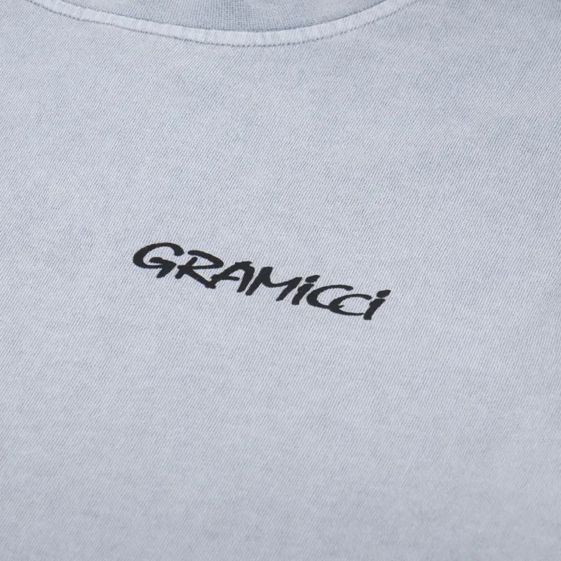 Gramicci Flower T Shirt Smoky Slate Pigment-5