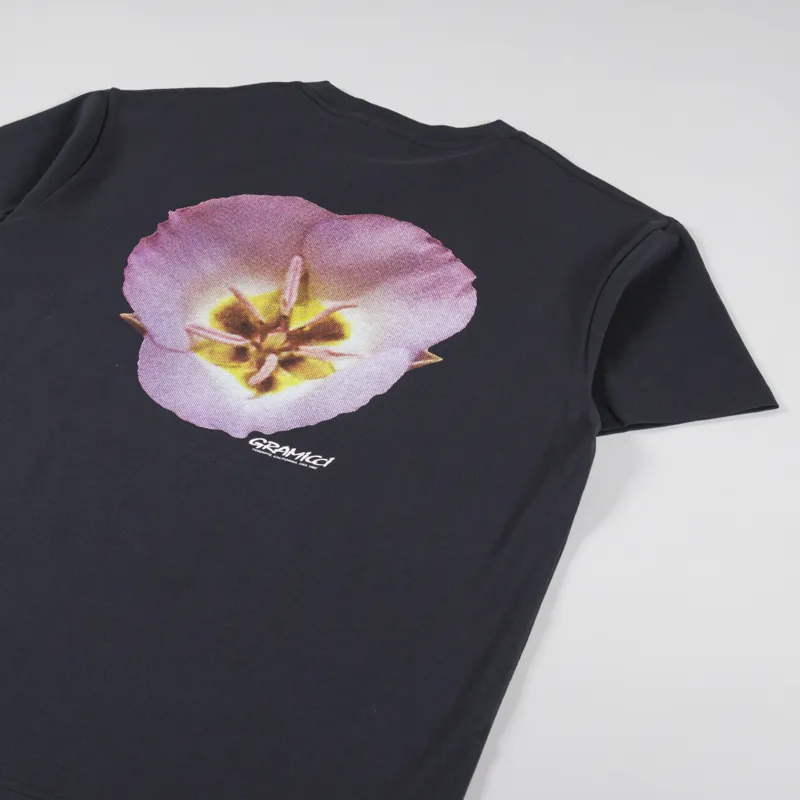 Gramicci Flower T Shirt Vintage Black-2