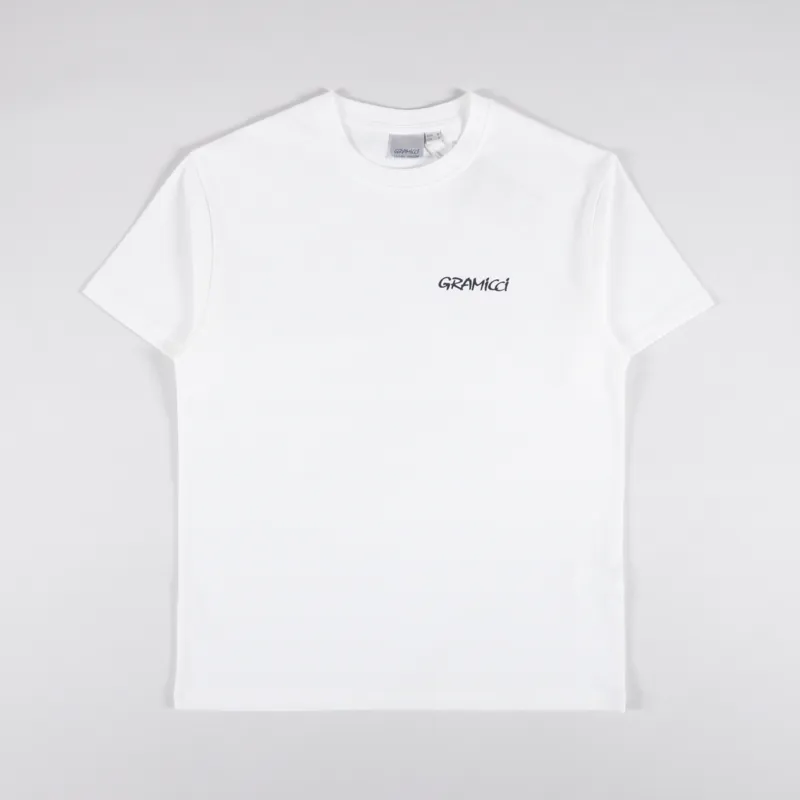 Gramicci Flower T Shirt White-1