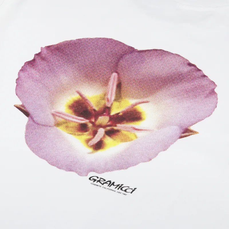 Gramicci Flower T Shirt White-4
