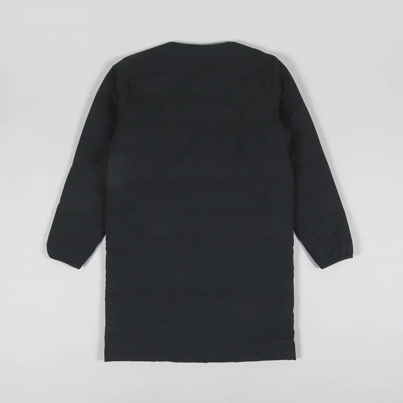Snow Peak Japan Womens Flexible Insulated Long Cardigan Black
