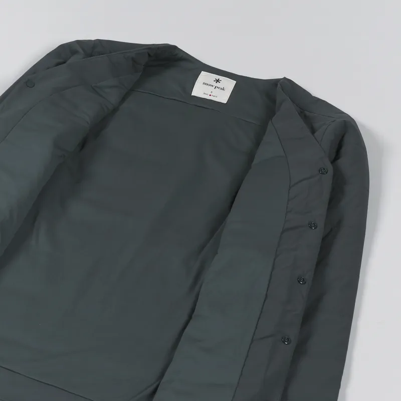 Snow Peak Womens Flexible Insulated Cardigan Fog-5