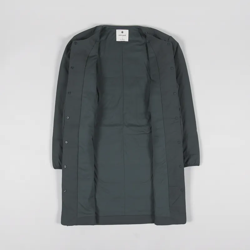 【 peak】Flexible Insulated Cardigan Snow Peak Japan Womens Flexible Insulated Long Cardigan Black