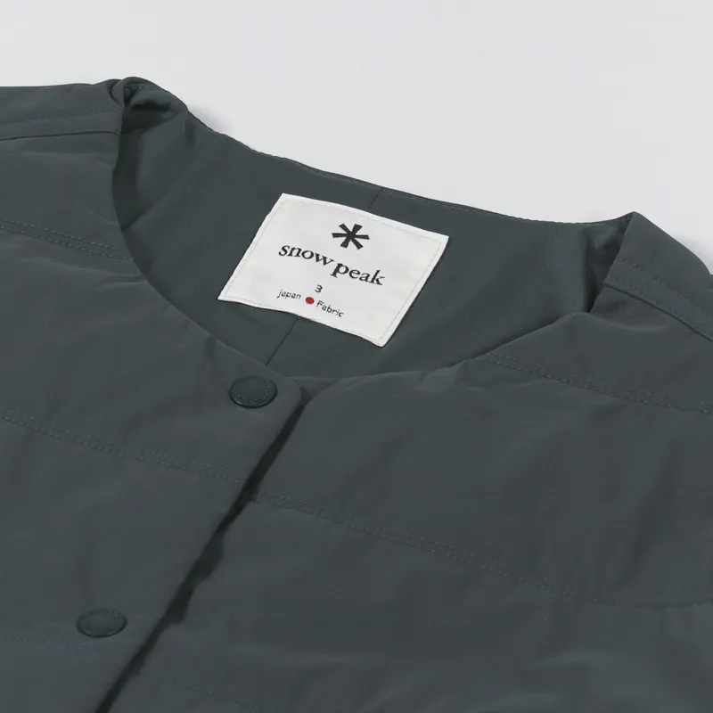 【 peak】Flexible Insulated Cardigan Snow Peak Japan Womens Flexible Insulated Long Cardigan Black