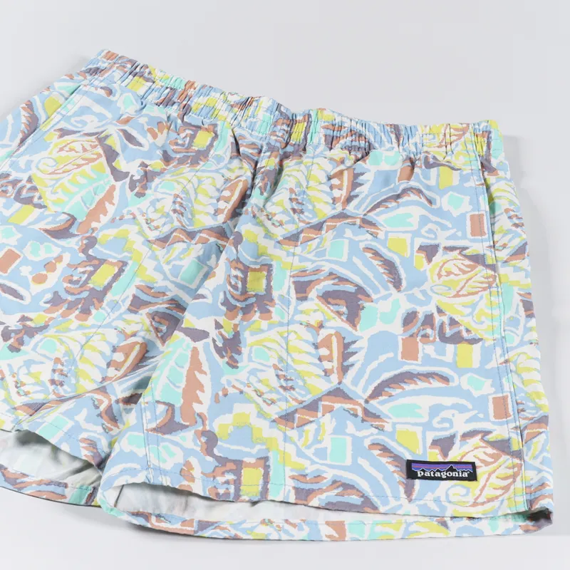 Patagonia Funhoggers Shorts Thriving Planet Lago Blue-2