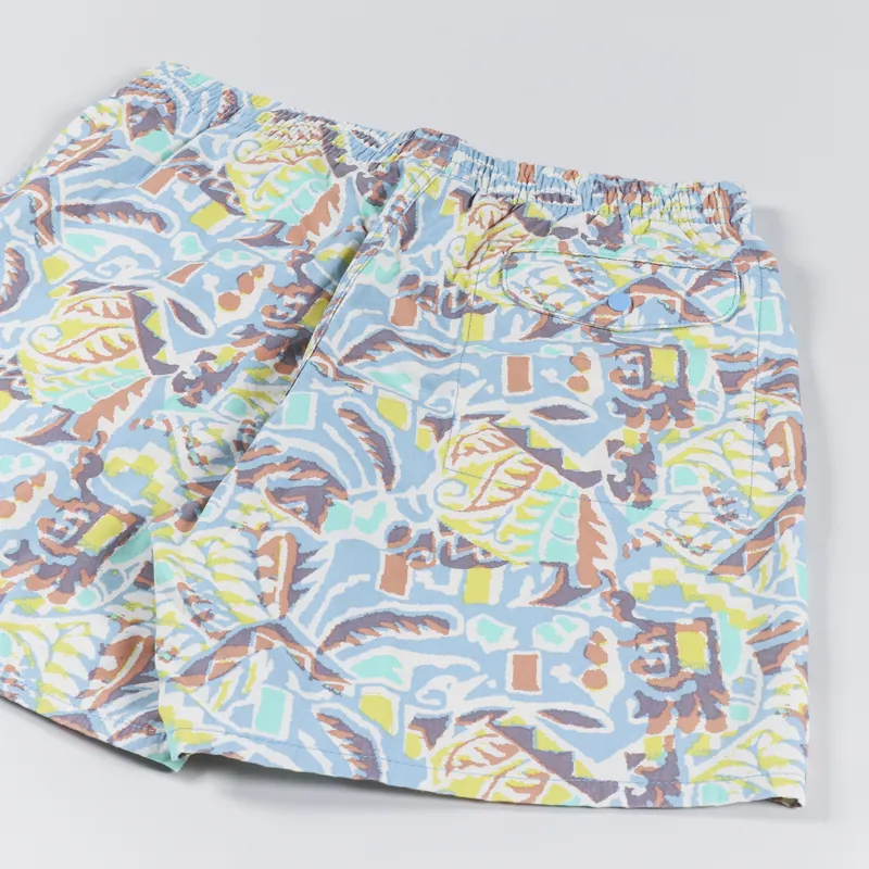 Patagonia Funhoggers Shorts Thriving Planet Lago Blue-3