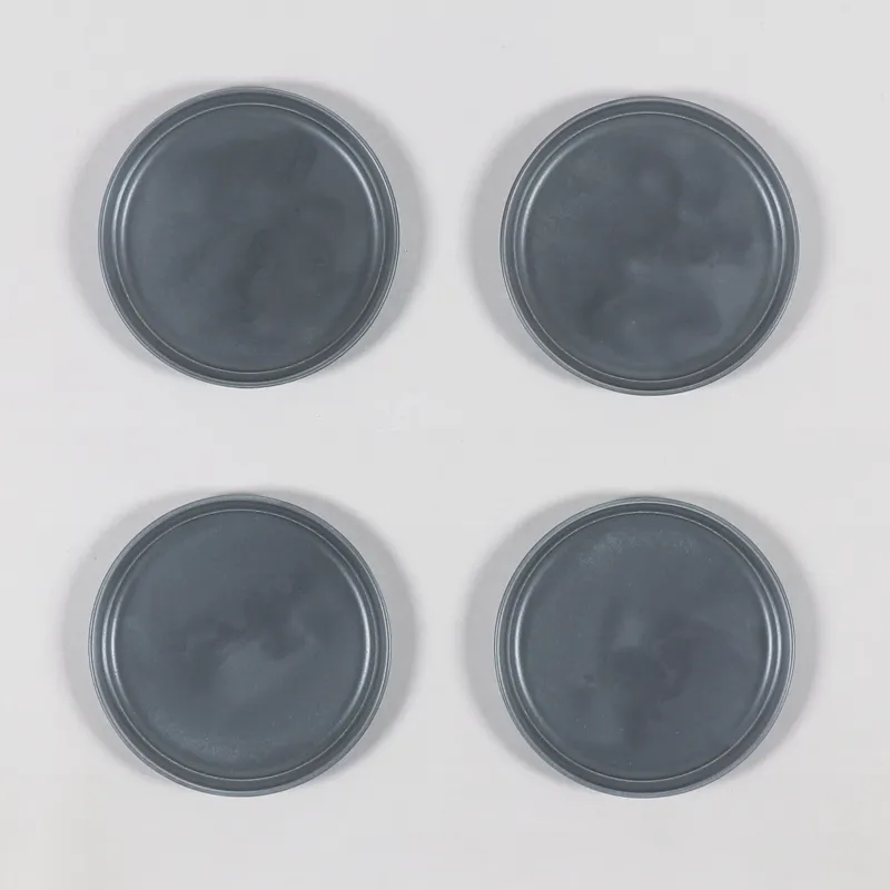 Kinto FOG Plate 160mm Dark Grey 4 Piece-2