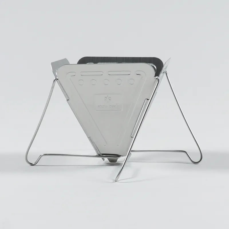 Snow Peak Folding Coffee Dripper Stainless Steel Silver