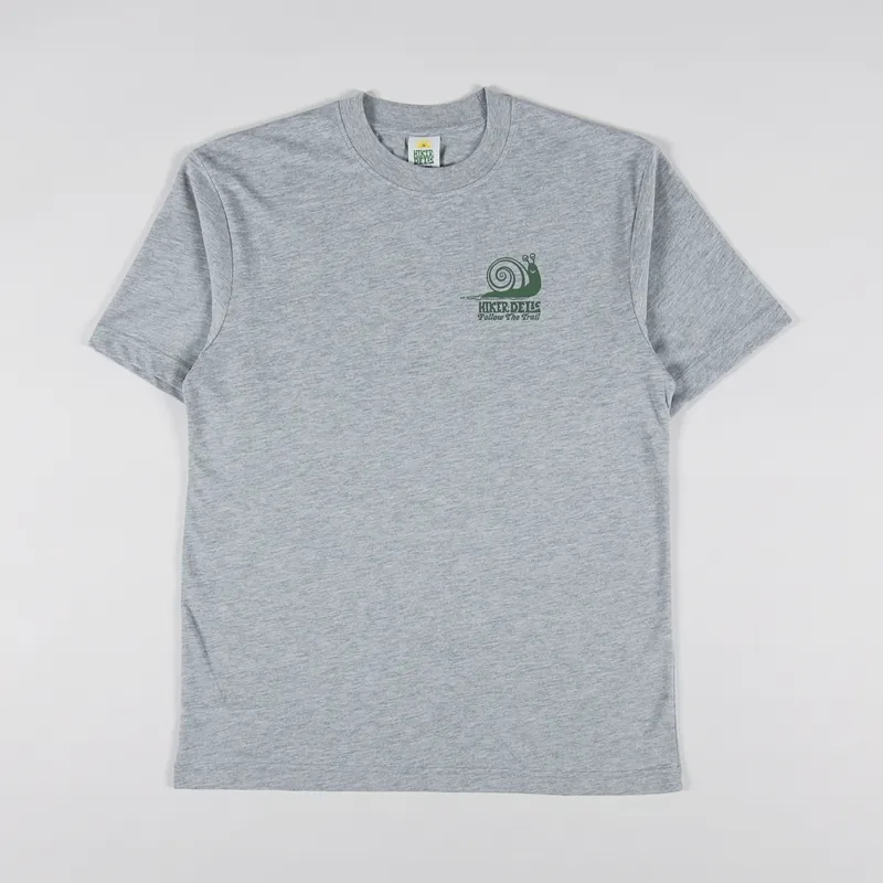 Hikerdelic Follow The Trail T Shirt Grey Marl-1