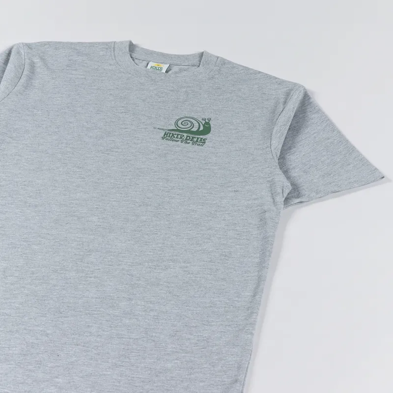 Hikerdelic Follow The Trail T Shirt Grey Marl-2
