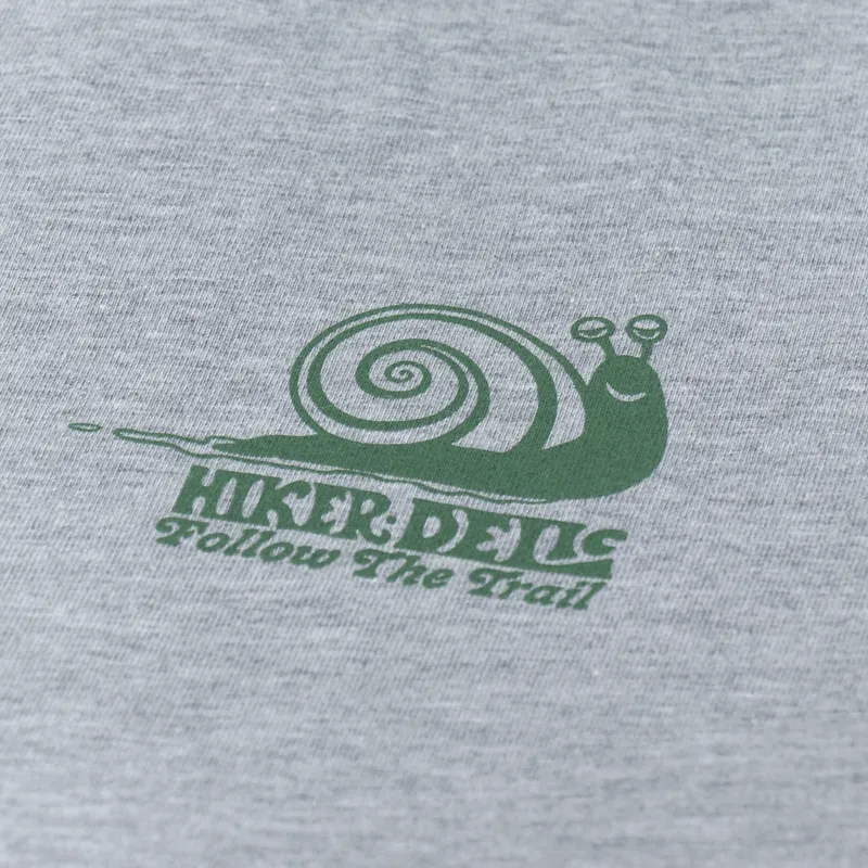 Hikerdelic Follow The Trail T Shirt Grey Marl-3