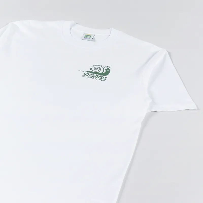 Hikerdelic Follow The Trail T Shirt White-2