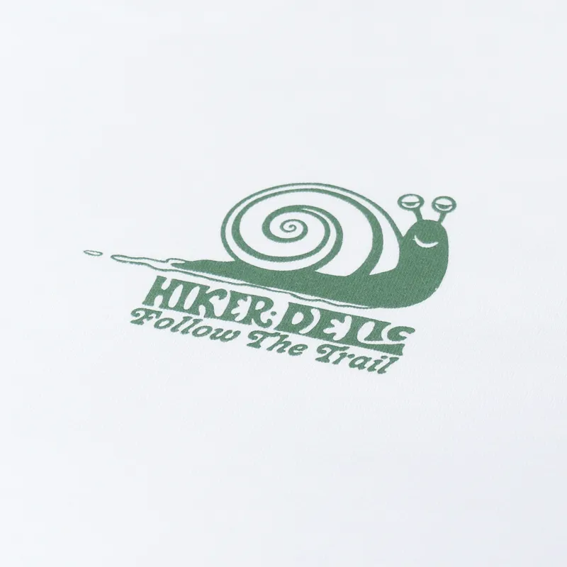 Hikerdelic Follow The Trail T Shirt White-3