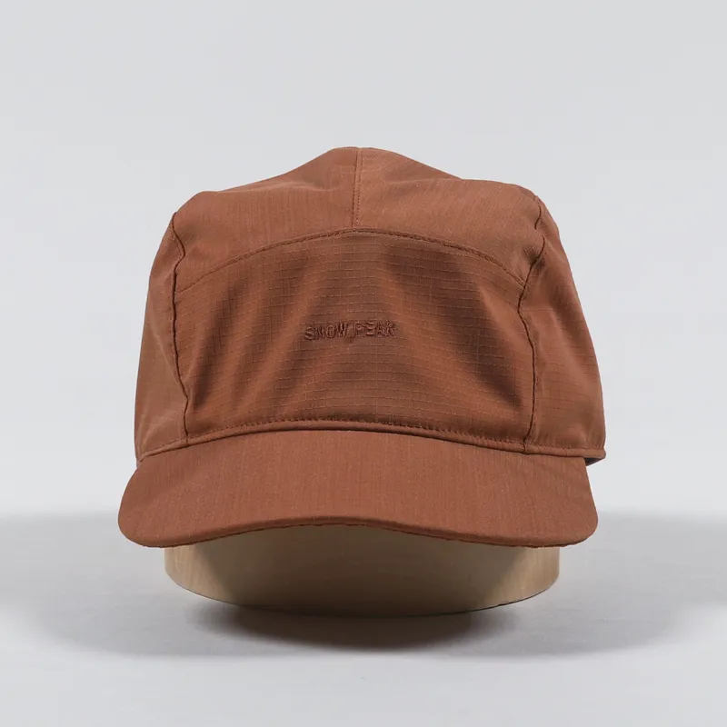Snow Peak Fire-Resistant 2-Layer Rain Cap Orange-2