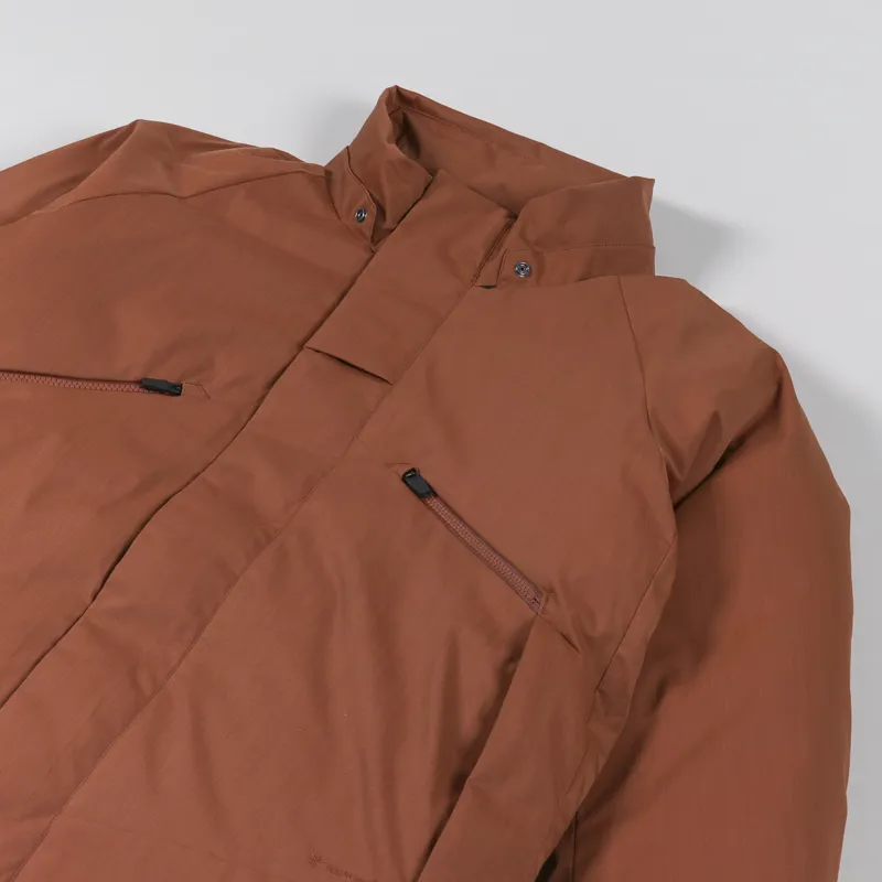 Snow Peak Fire-Resistant 2-Layer Down Jacket Orange-6