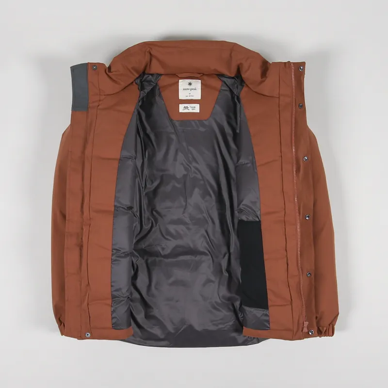 Snow Peak Fire-Resistant 2-Layer Down Jacket Orange-2