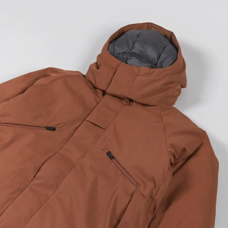 Snow Peak Fire-Resistant 2-Layer Down Jacket Orange-5