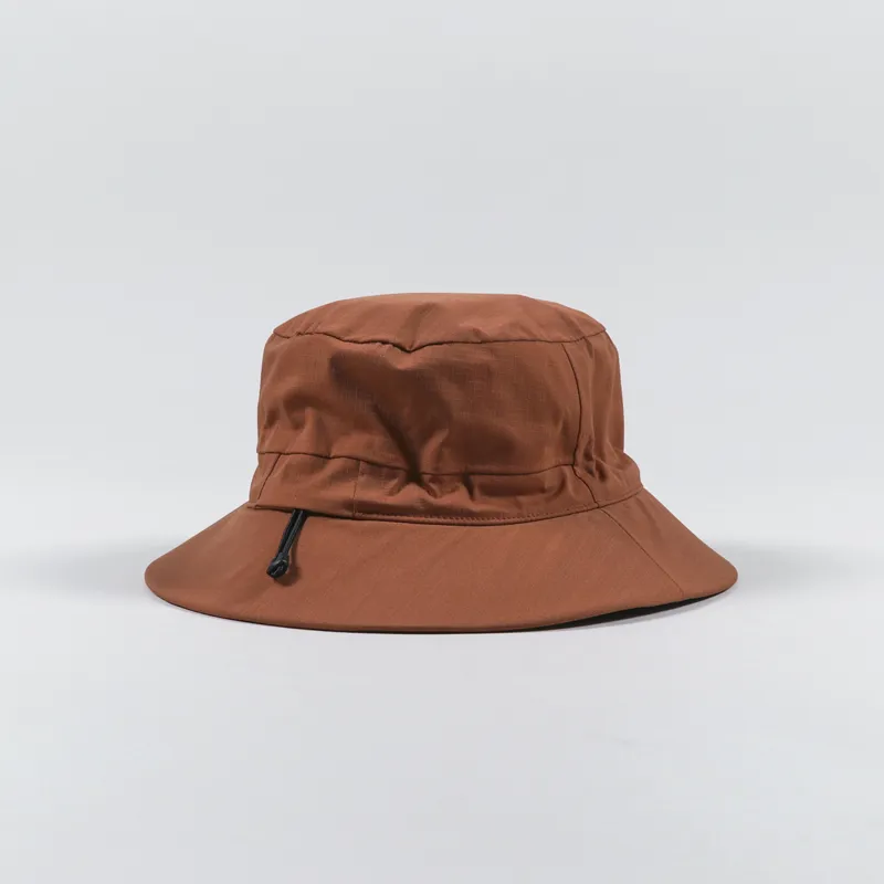 Snow Peak Fire-Resistant 2-Layer Rain Hat Orange-1