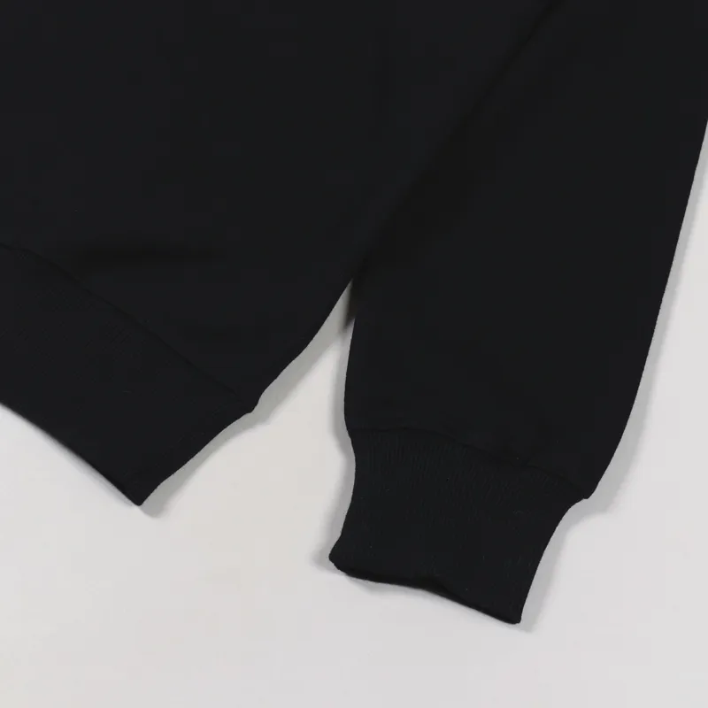 Nudie Jeans Frasse Logo Sweatshirt Black-3