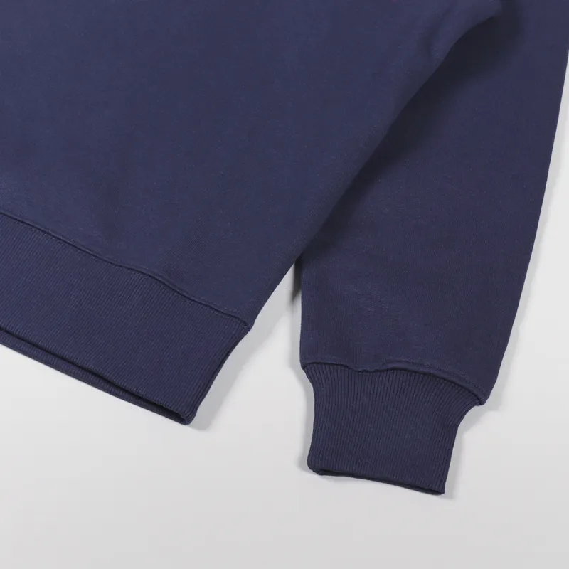 Nudie Jeans Frasse Logo Sweatshirt Deep Blue-4