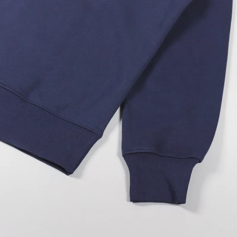 Nudie Jeans Frasse Logo Sweatshirt Deep Blue-6