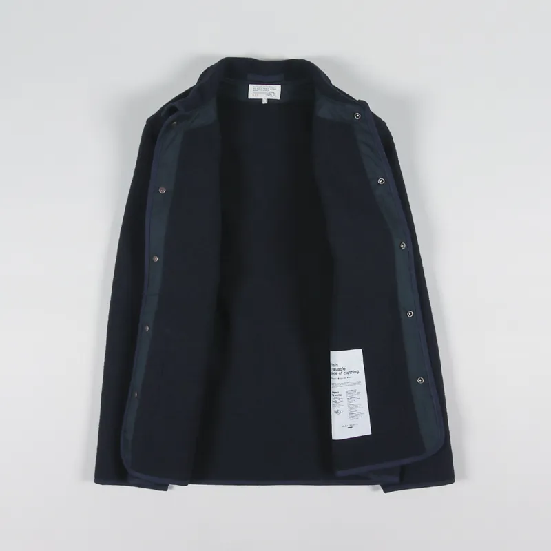 Nudie Jeans Fred Cloth Jacket Navy-1