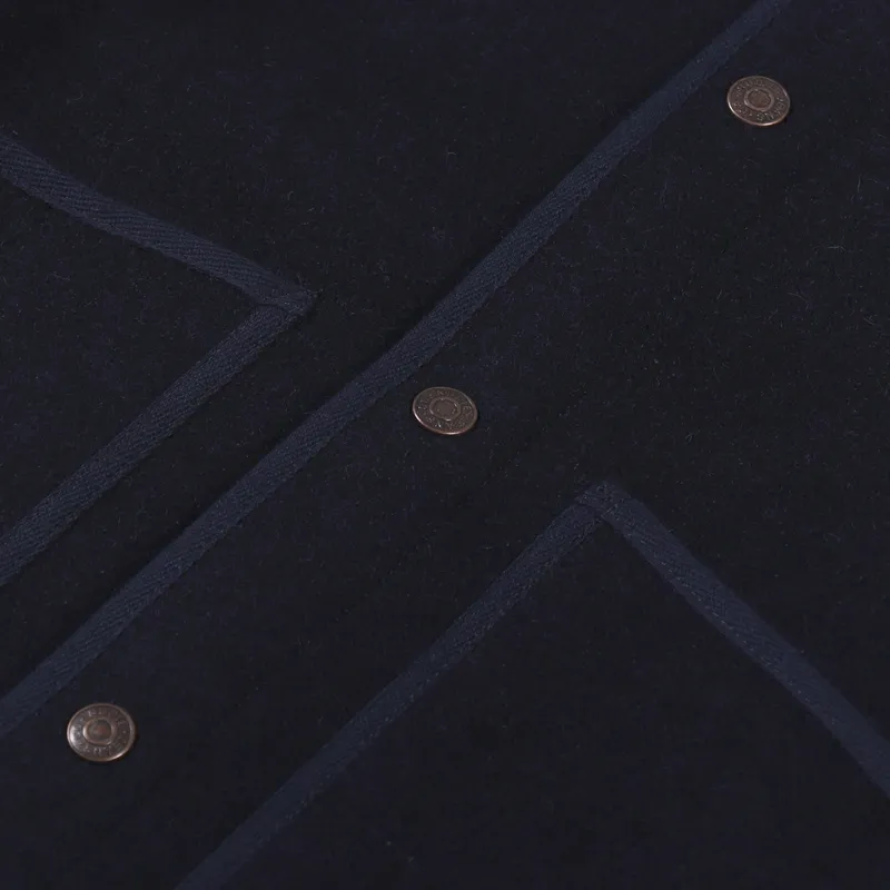 Nudie Jeans Fred Cloth Jacket Navy-7