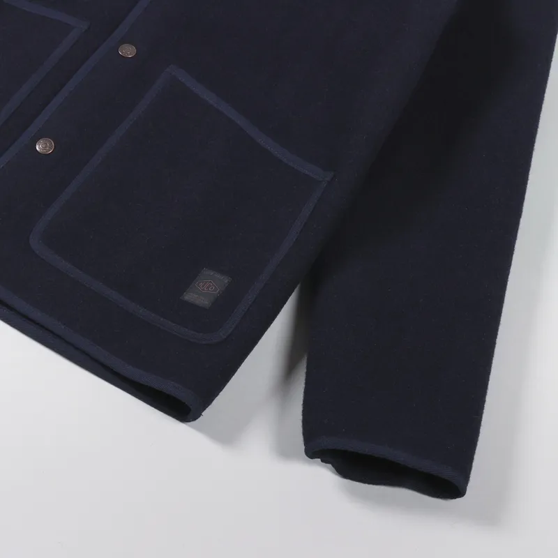 Nudie Jeans Fred Cloth Jacket Navy-6