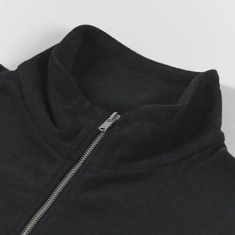Norse Projects Frederik Half Zip Fleece Black-6