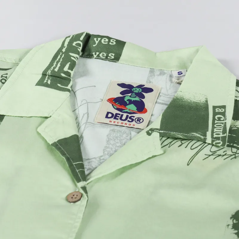 Deus Ex Machina Womens Freq Flag Shirt Sunny Multi-5