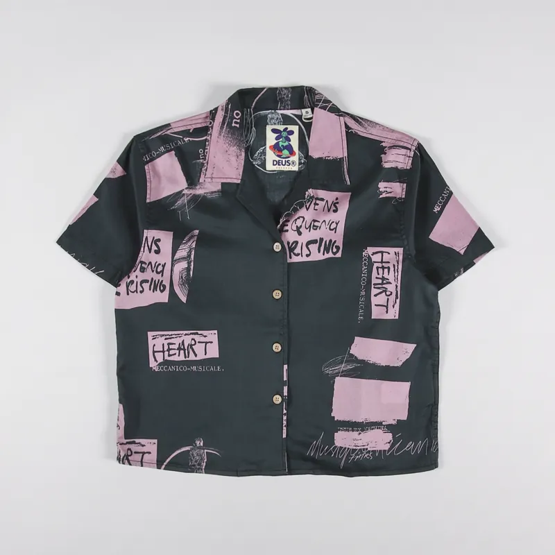 Deus Ex Machina Womens Freq Flag Shirt Zephyr Multi