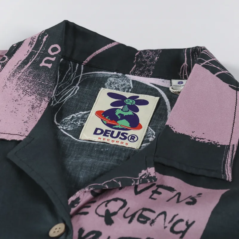 Deus Ex Machina Womens Freq Flag Shirt Zephyr Multi-5