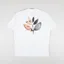 Magenta Frida Plant T Shirt White