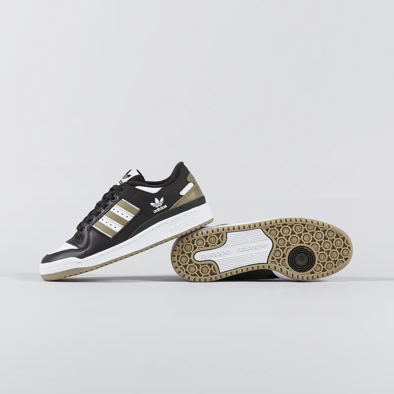 Adidas Skateboarding Forum 84 Low ADV Shoes Brown Ecru White-2