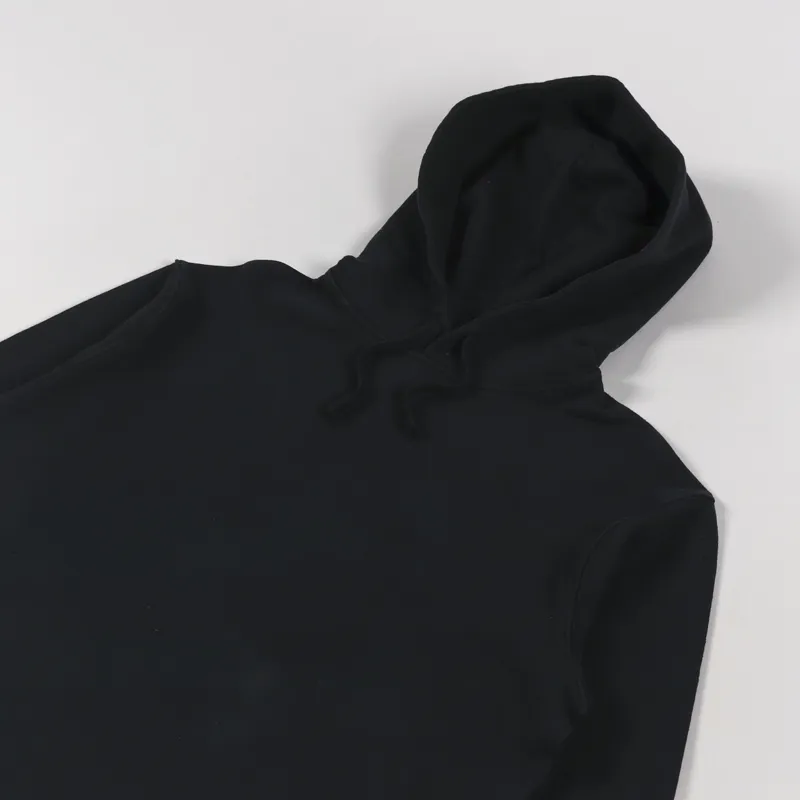 Norse Projects Fraser Tab Series Hoodie Black-2