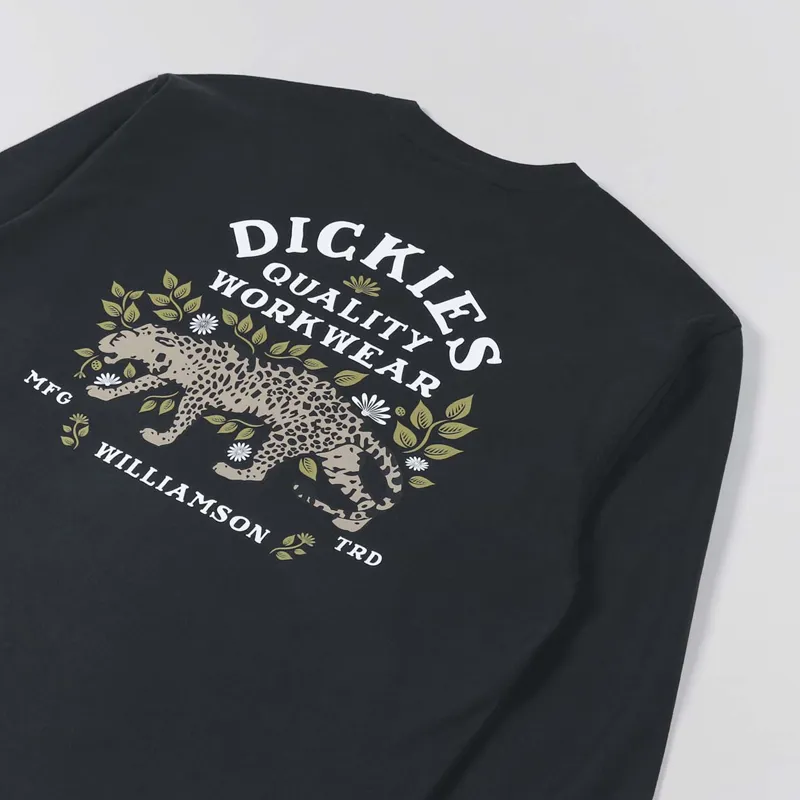 Dickies Fort Lewis Long Sleeve T Shirt Black-2