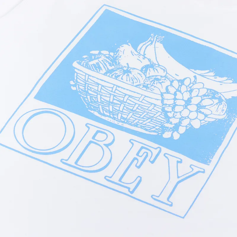Obey Fruit Basket T Shirt White-1