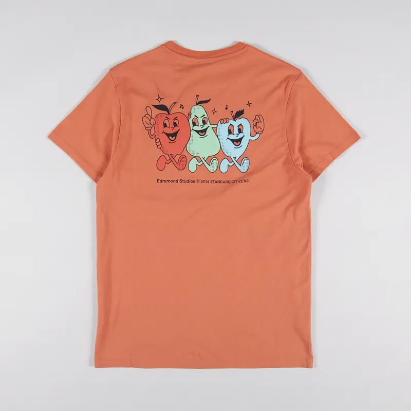 Orange graphic tee discount