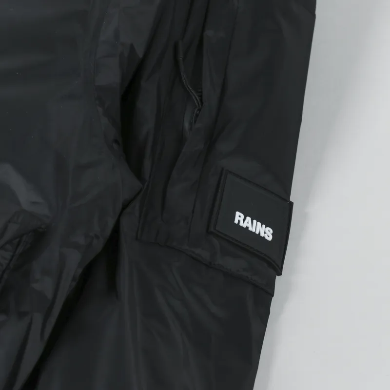 Rains Fuse Bomber Insulated Down Jacket Black-6