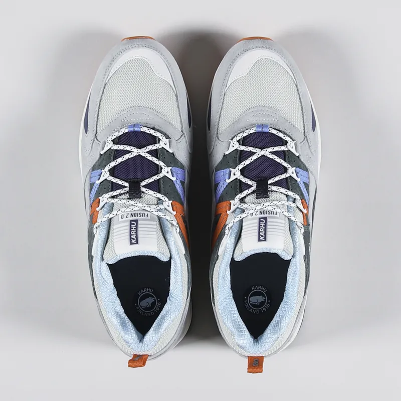 Karhu Fusion 2.0 Shoes Dawn Blue Scarlet Ibis-1