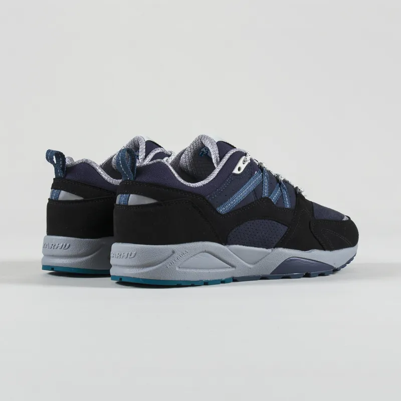 Karhu Fusion 2.0 Shoes Jet Black Deep Lagoon-1