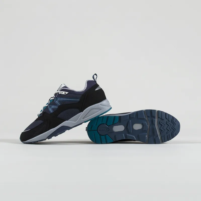 Karhu Fusion 2.0 Shoes Jet Black Deep Lagoon-4