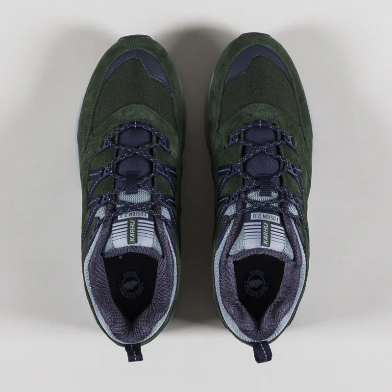 Karhu Fusion 2.0 Shoes Kombu Green Night Sky-1