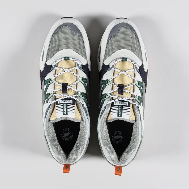 Karhu Fusion 2.0 Shoes Lily White Foliage Green-1