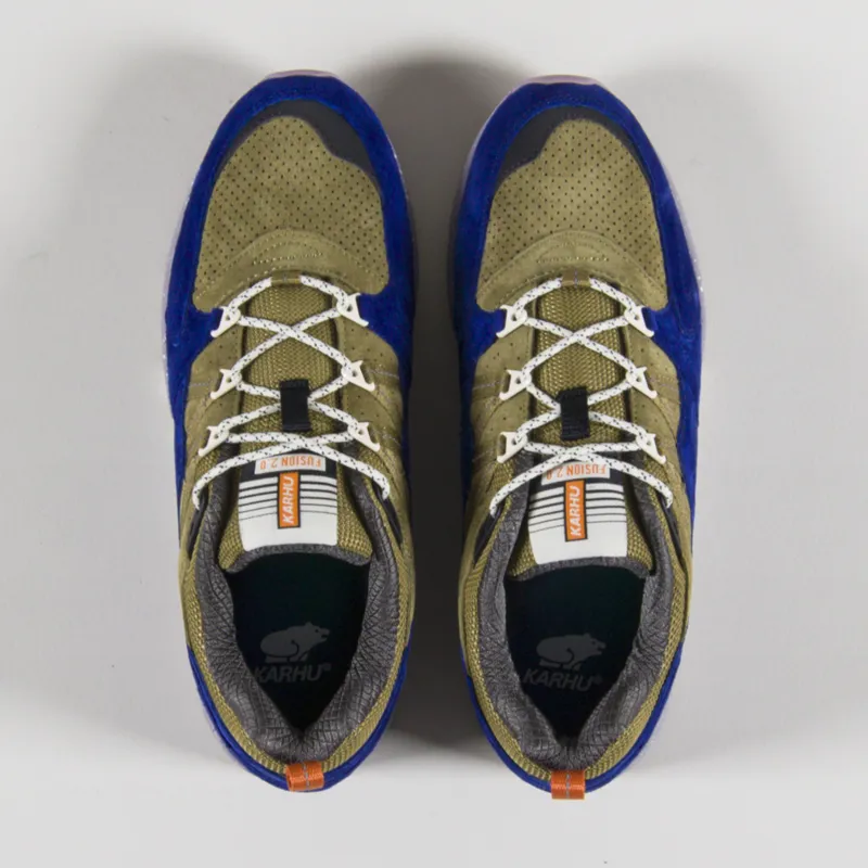 Karhu Fusion 2.0 Shoes Sodalite Blue Green Moss-1
