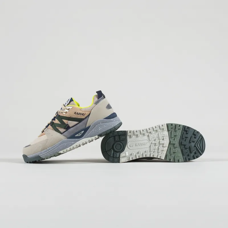 Karhu Fusion XC Shoes Silver Lining Dark Forest-4