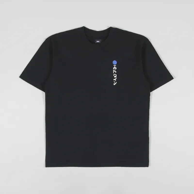 Edwin Fuji No Hana T Shirt Black-1