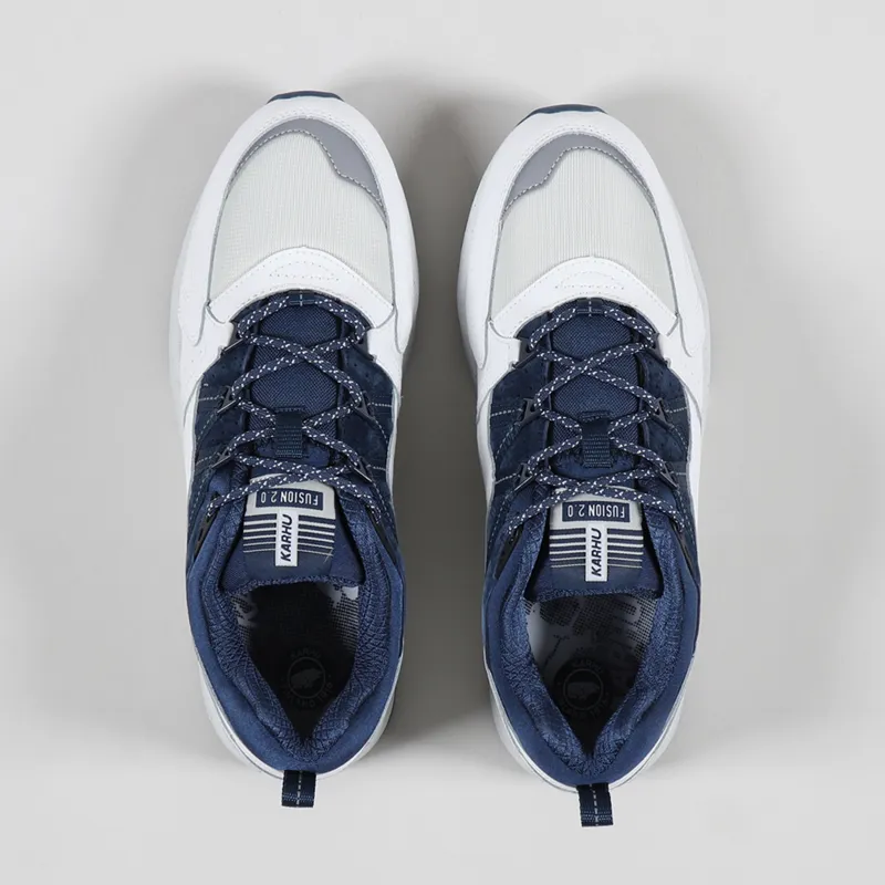 Karhu Fusion 2.0 Shoes White Blue Wing Teal-3