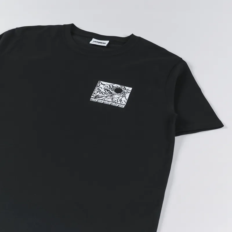 WAWWA Future Daze Organic T Shirt Black-3